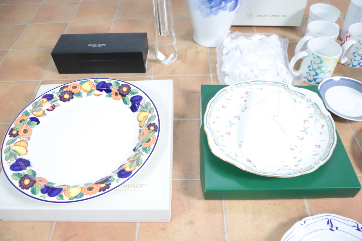 ブランド食器 まとめ Noritake ROYAL COPENHAGEN ROYAL ALBERT old countory Roses WEDGWOOD 等 食器 食卓 005JGJJH35_画像3