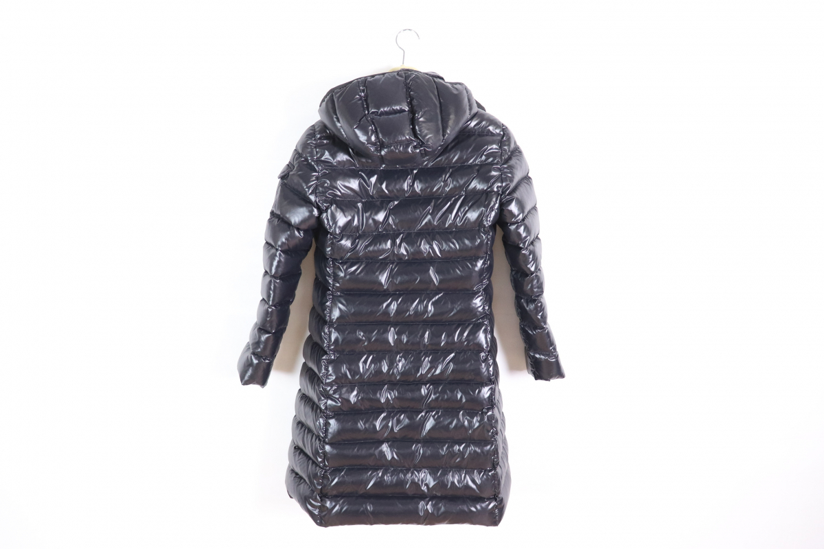 MONCLER モンクレール ロングダウン ジャケット フーディ レディース ネイビー系 ファッション ブランド 080JSKJH85_画像2