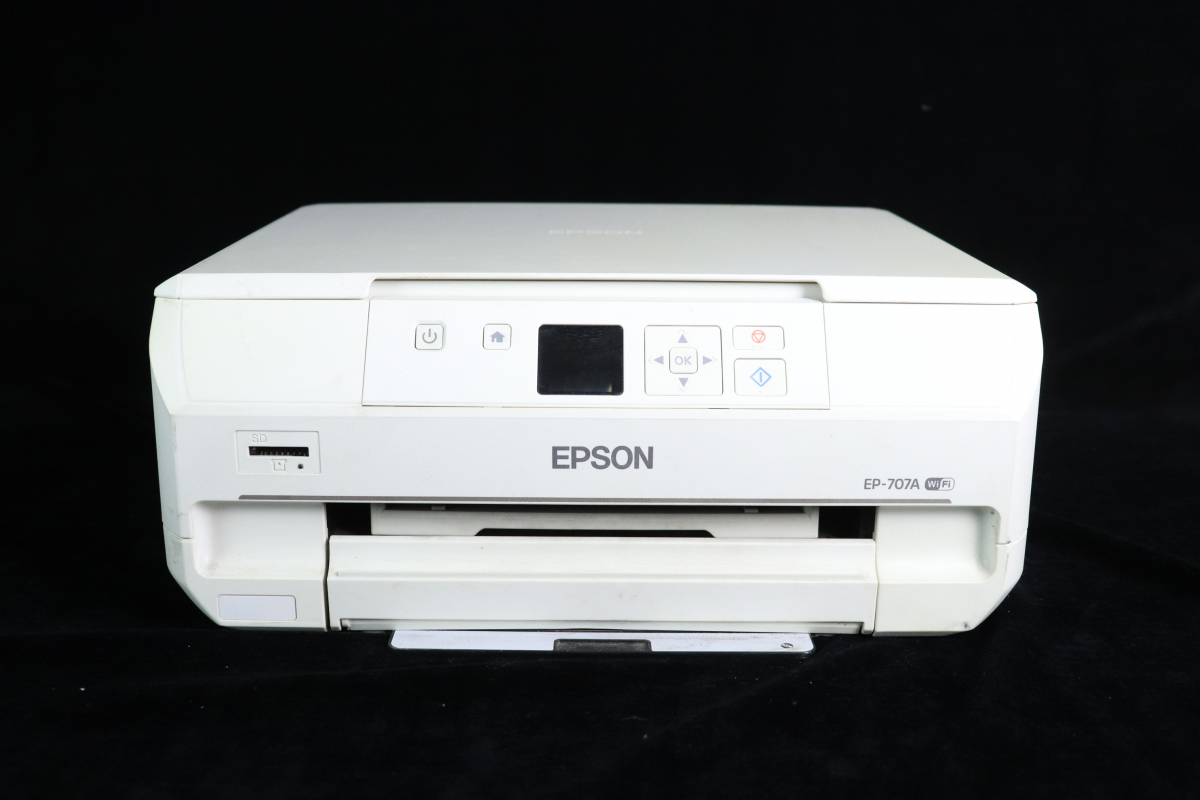 【通電OK】EPSON EP-707A エプソン インクジェットプリンター プリンター 複合機 コピー機 家庭 事務用品 010JGLJH03_画像1