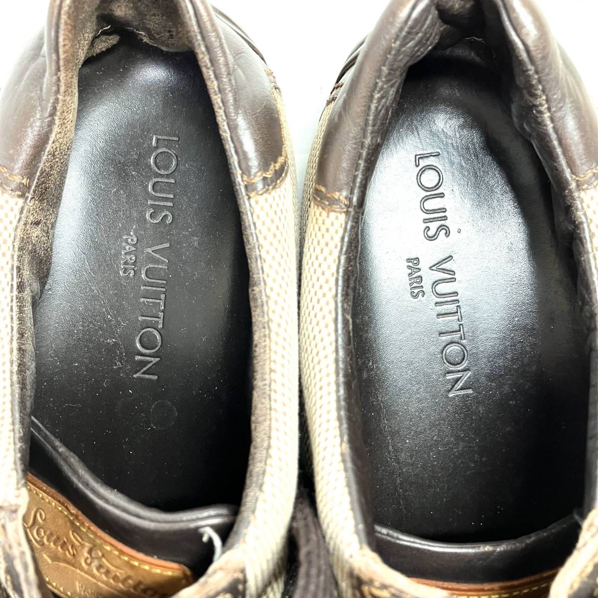 LOUIS VUITTON ルイヴィトン スニーカー 61/2 25 5cm ブラウン LOUIS VUITTON ルイヴィトン スニーカー 61/2 25 5cm ブラウン