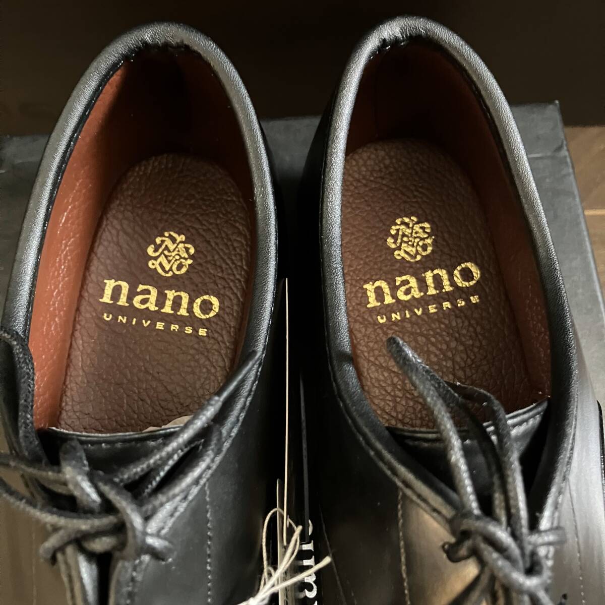 新品 NANO universe ドレスシューズ ストレートチップ 25.0cm 新品 NANO universe ドレスシューズ ストレートチップ 25.0cm