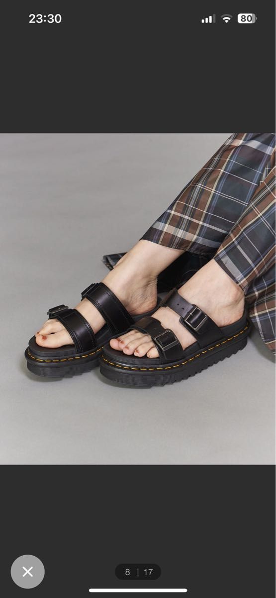 ドクターマーチン Dr Martens MYLES マイルス 厚底スライド ドクターマーチン Dr Martens MYLES マイルス 厚底スライド