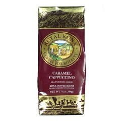  Royal kona coffee caramel Cappuccino 198g / 7oz ROYAL KONA COFFEE flavour coffee flour type 