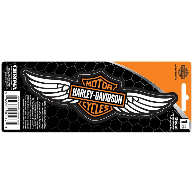 ステッカー ハーレーダビッドソン デカール Winged Bar & Shield Logo CG30517 Harley-Dav_画像3