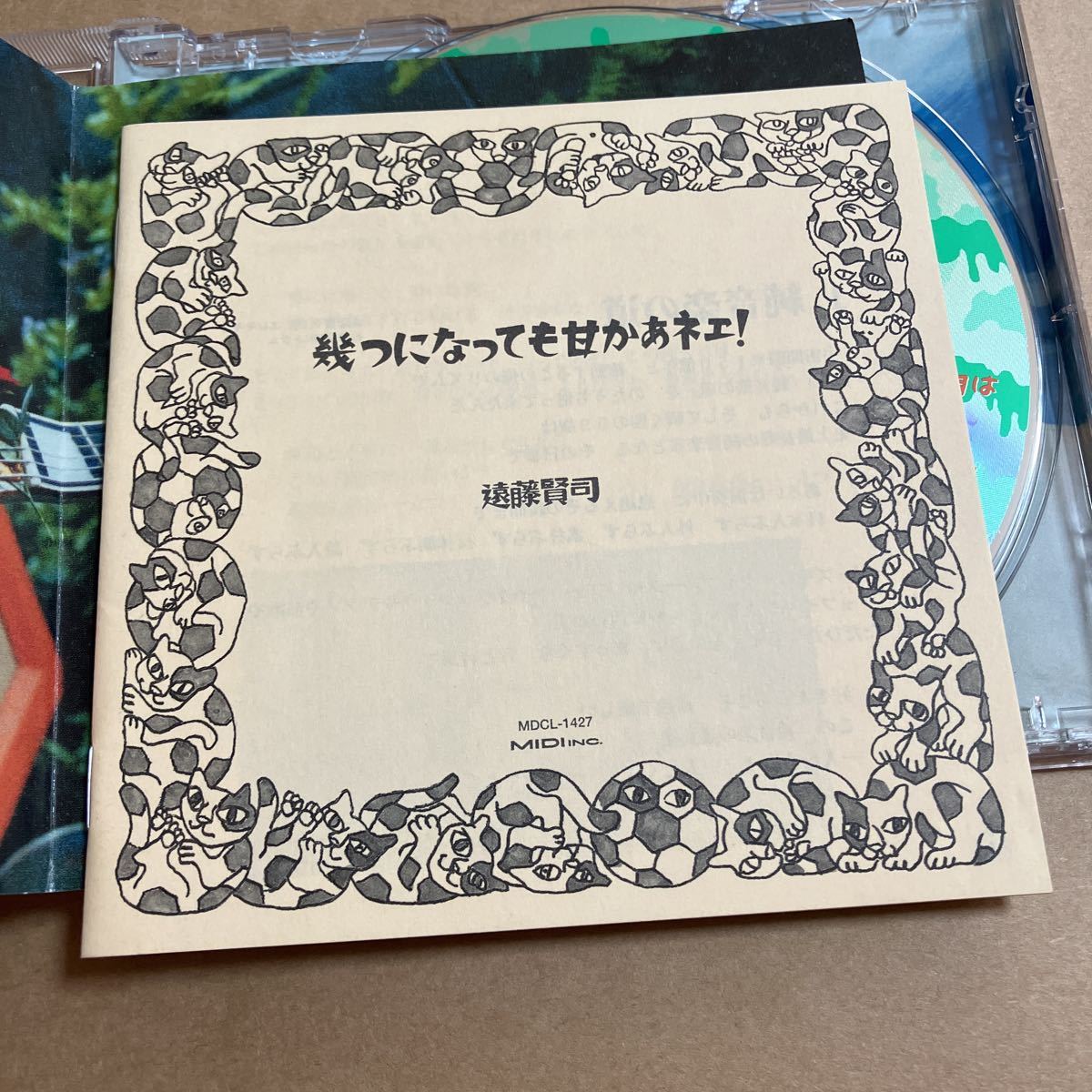 CD 遠藤賢司 / 幾つになっても甘かあネェ！ MDCL1427 遠藤ミチロウ 鈴木慶一 パンタ 石塚俊明_画像4