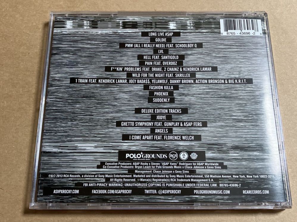 CD A$AP ROCKY / LONG.LIVE.A$AP 436962 ASAP ROCKYの画像2