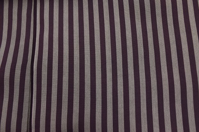 リサイクル着物 アンティーク 小紋 中古 単品 正絹 仕立て上がり 袷 レトロ 紫系 ant0117b_画像3