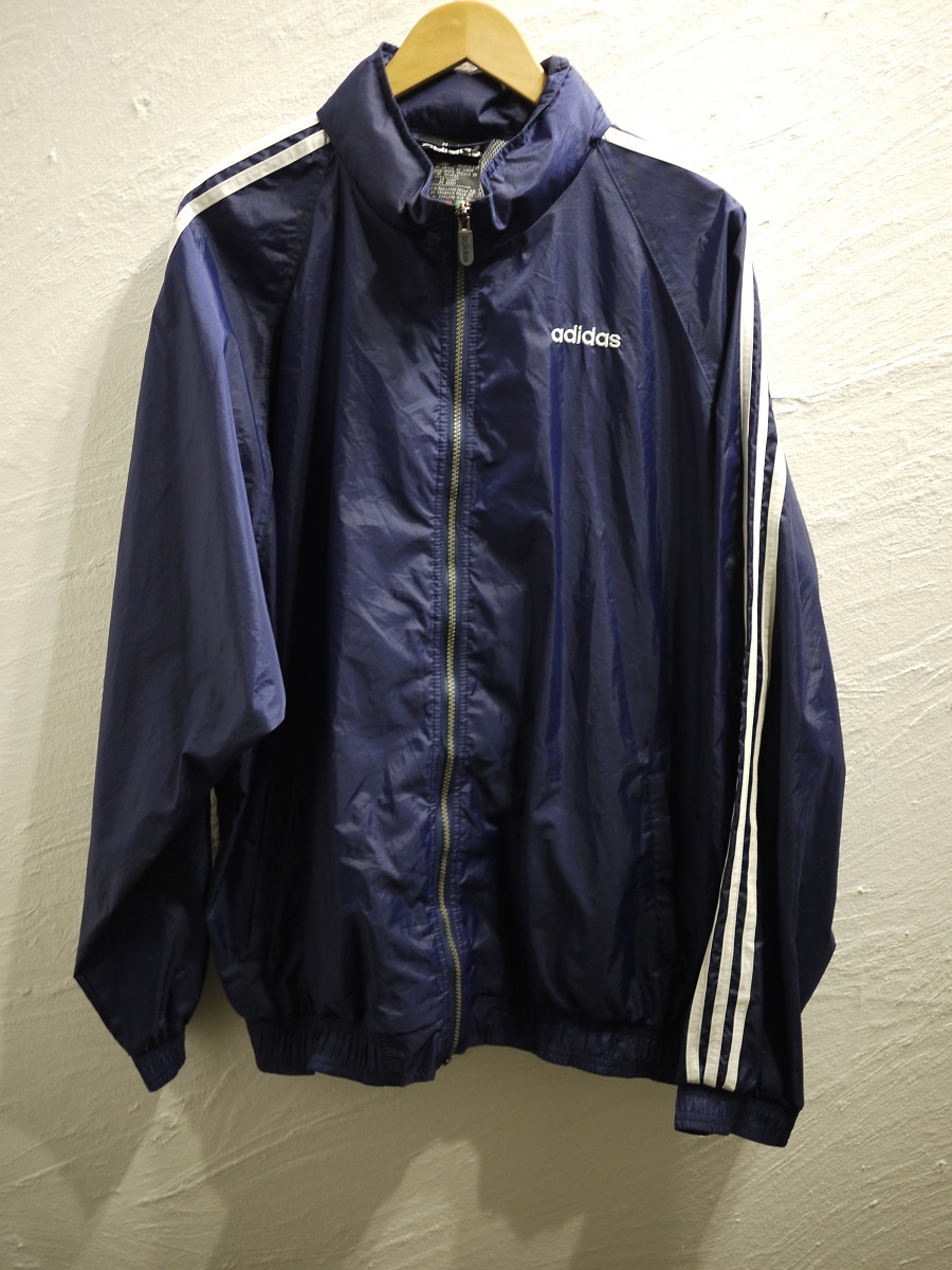 90s adidas アディダス ナイロンジャケット ナイロンパーカー ブルゾン ヴィンテージ Nylon blouson 5739_画像1