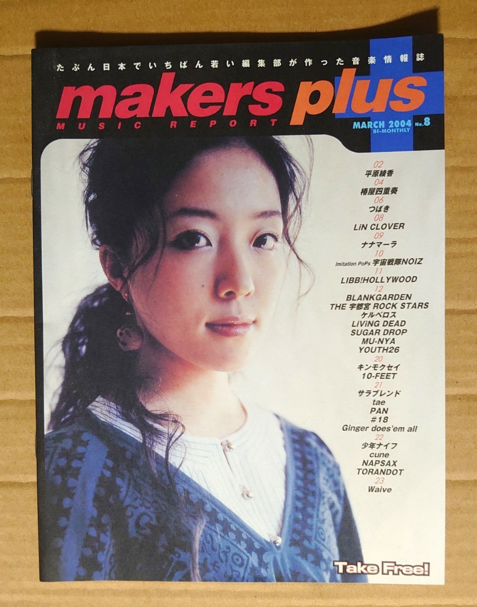 超貴重！◆つばき◆非売品冊子◆makers plus◆「青」「来る朝燃える未来」カラーロングインタビュー◆新品美品_画像2