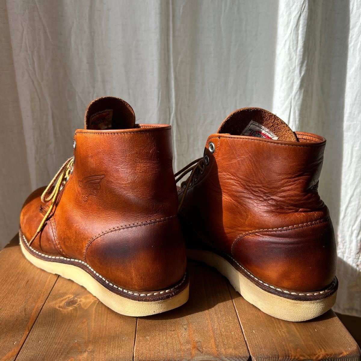 REDWING レッドウィング 9111 US8 1/2 D クラシック ラウンド RED WING 6” CLASSIC ROUND ［カッパー ラフ＆タフ］ _画像3