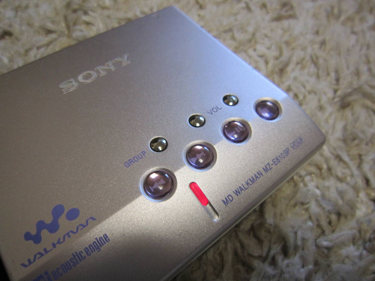 ☆ SONY ソニー ポータブルMDプレイヤー MZ-E810SP PINK ピンク ☆ SONY ソニー ポータブルMDプレイヤー MZ-E810SP PINK ピンク