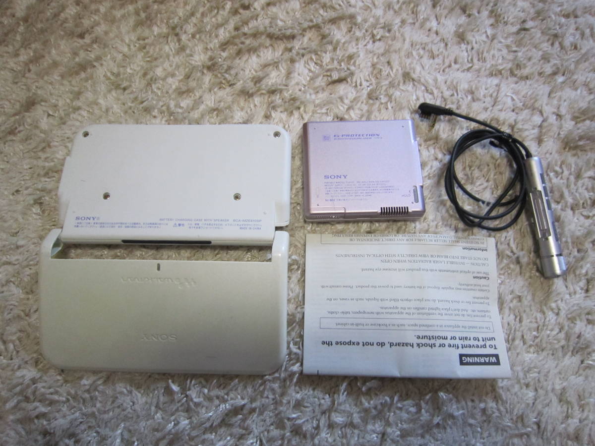 * SONY Sony portable MD player MZ-E810SP PINK pink owner manual ( English version ) MD Walkman WALKMAN *