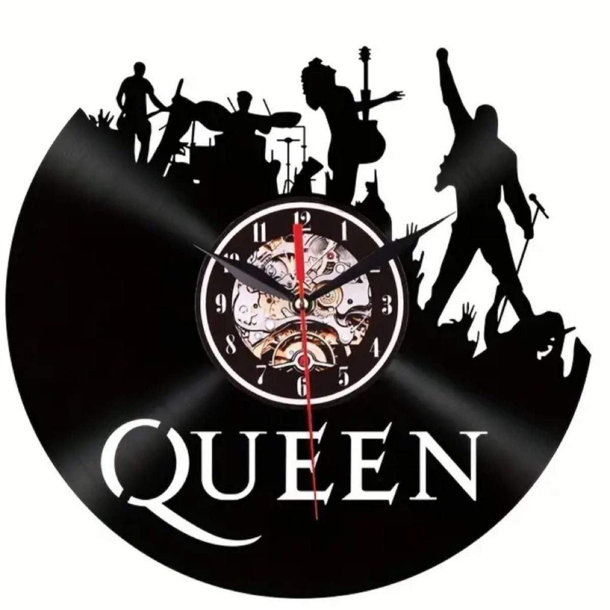 【即購入大歓迎/国内未発売レア】Queen クイーン レコード掛け時計  LP インテリア 海外 グッズ フレディ・マーキュリー