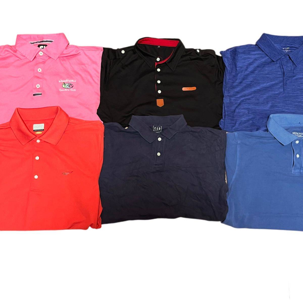 24枚 古着　ポロシャツ　Tシャツ　半袖　まとめ売り　セット売り　ゴルフウェア　アメリカ　輸入　仕入れ　ヴィンテージ　卸　ベール_画像3