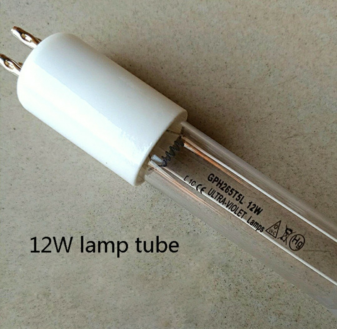  нержавеющая сталь UV бактерицидная лампа лампа 12W бактерицидная лампа аквариум тропическая рыба цветной карп золотая рыбка установка 1/2 ПВХ труба vp13A
