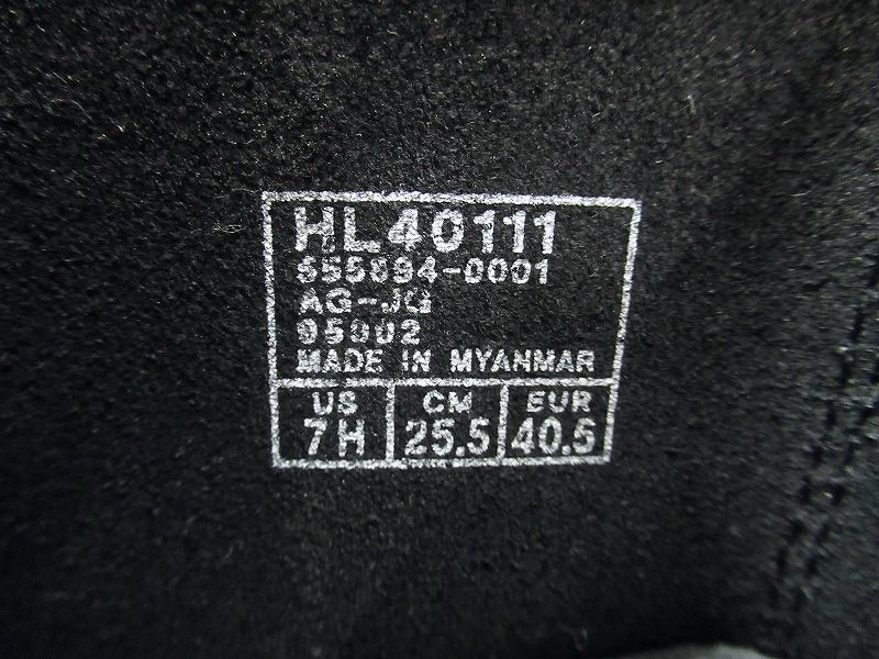送無 新品 HAWKINS ホーキンス HL40111 6INCH DRESS BOOT 天然皮革 レザー 6インチ ドレス ブーツ グッドイヤーウェルト製法 BLACK 25.5 ④_画像8