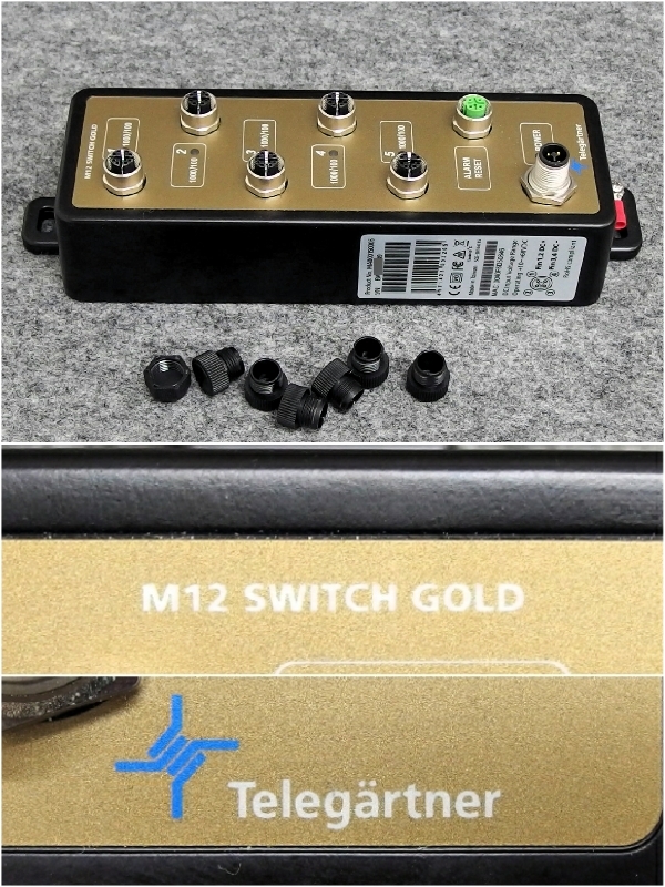 Telegartner テレガートナー / スイッチング ハブ / M12 SWITCH IE GOLD セットB_画像3