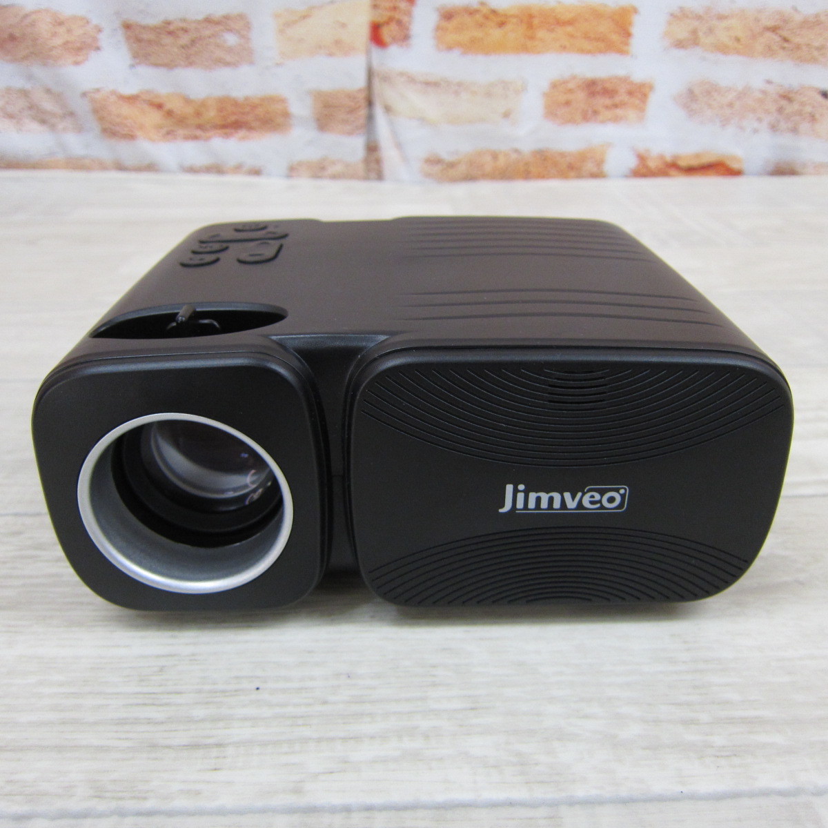 02044PA24【ほぼ未使用】Jimveo プロジェクター 超小型 10000lm 1080P フルHD Bluetooth5.1搭載 5GWiFi E11_画像2