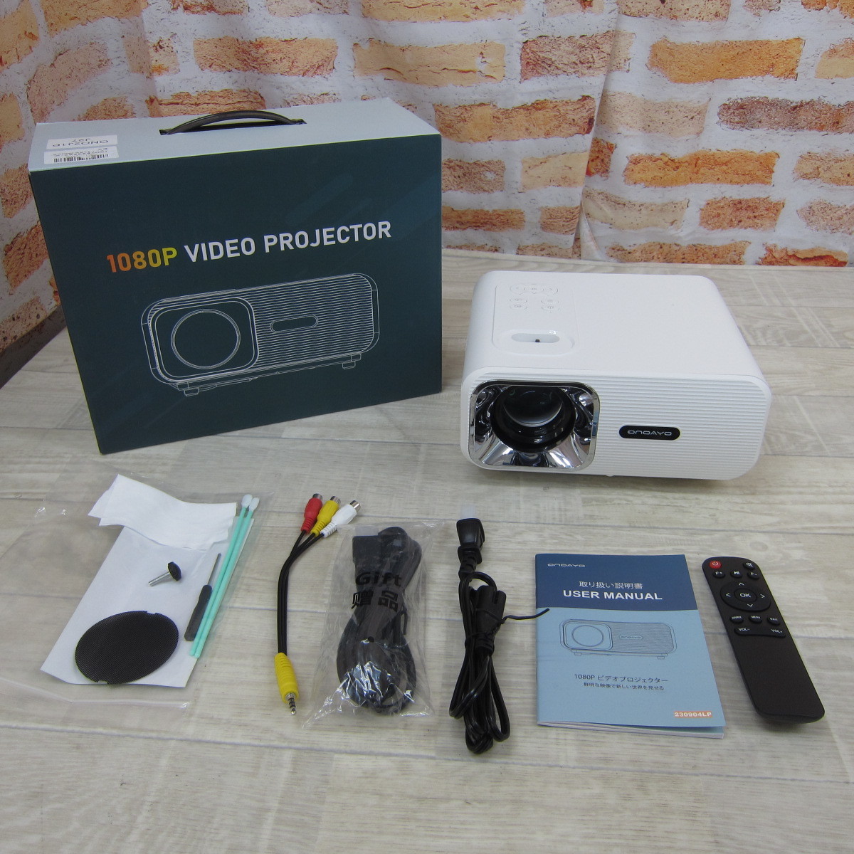 WiFiなしでも瞬間ミラーリング ONOAYO プロジェクター 家庭用 WiFiなしでも瞬間ミラーリング ONOAYO プロジェクター 家庭用