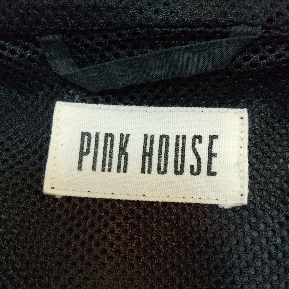 PINK HOUSE ピンクハウス BABY PINK HOUSE ジャケット ブラック トップス ジャケット フルジップ フード付き Lサイズ レディースの画像7