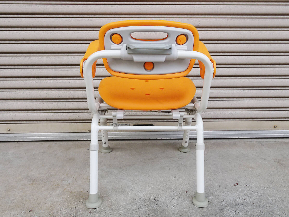  beautiful goods!Panasonic Panasonic eiji free shower chair PN-L41821yu clear middle SP one touch folding orange 