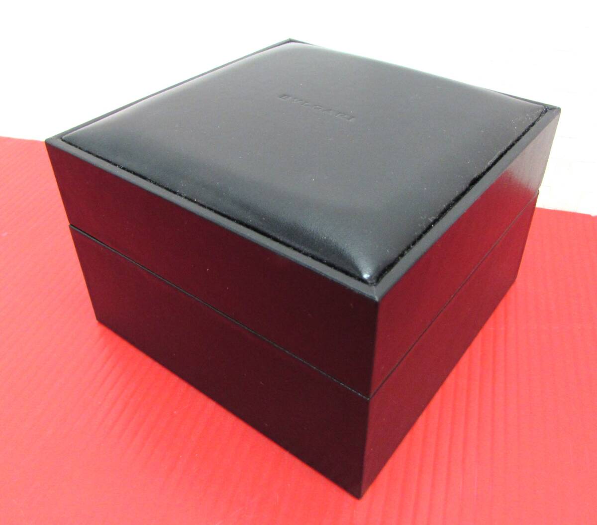 BVLGARI ブルガリ 空箱 四角 保存箱 ボックス 空き箱 ケースのみ 黒 ブラック 小物入れの画像1