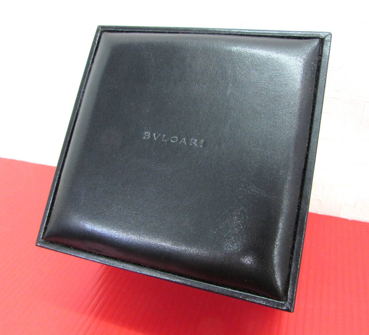 BVLGARI ブルガリ 空箱 四角 保存箱 ボックス 空き箱 ケースのみ 黒 ブラック 小物入れの画像2