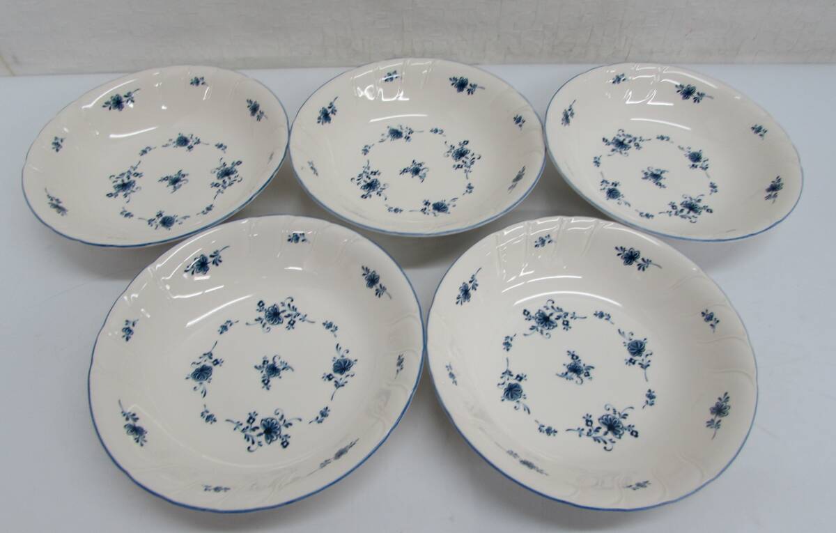 Noritake ノリタケ 8709 CRAFTONE クラフトーン パン皿 小皿 直径16.7㎝ 2点 スープ皿 深皿 直径18.5㎝ 高さ4.5㎝ 5点 ブランド 食器 陶器_画像5