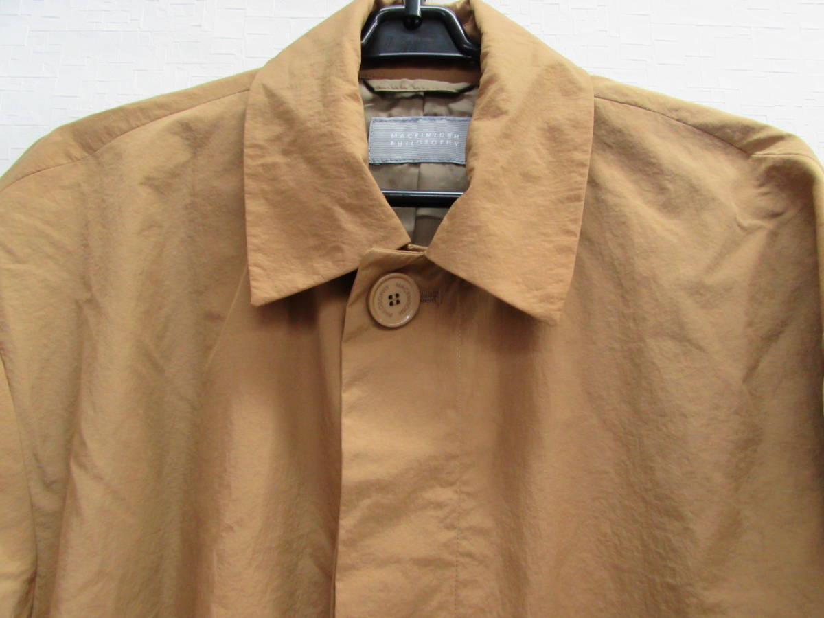 MACKINTOSH PHILOSOPHY Macintosh firosofi пальто с отложным воротником нейлон пальто springs бежевый Camel размер 2