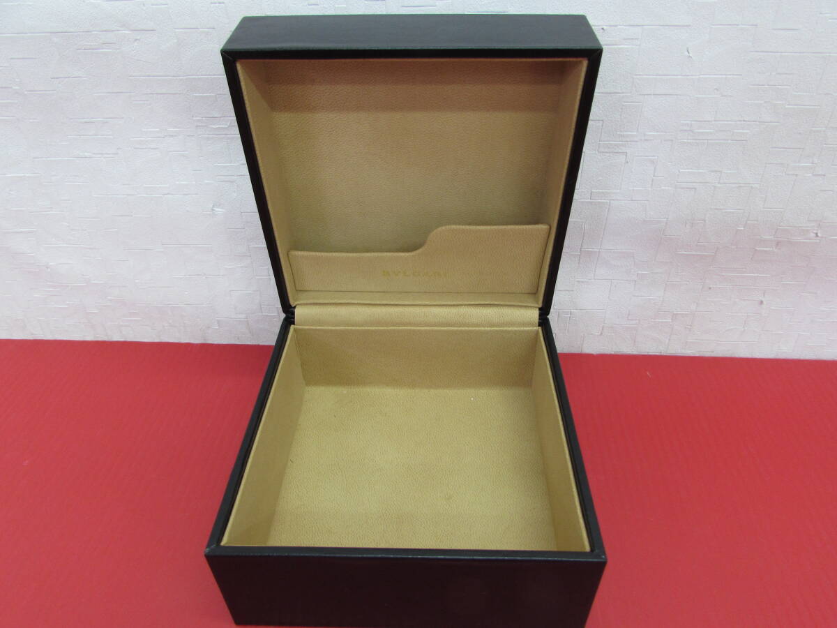 BVLGARI ブルガリ 空箱 四角 保存箱 ボックス 空き箱 ケースのみ 黒 ブラック 小物入れの画像6