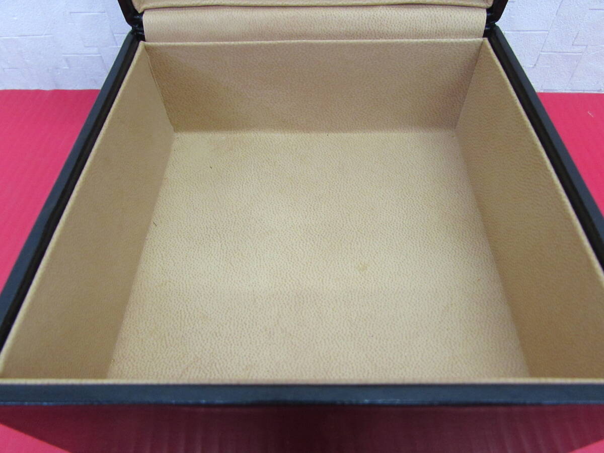 BVLGARI ブルガリ 空箱 四角 保存箱 ボックス 空き箱 ケースのみ 黒 ブラック 小物入れの画像8