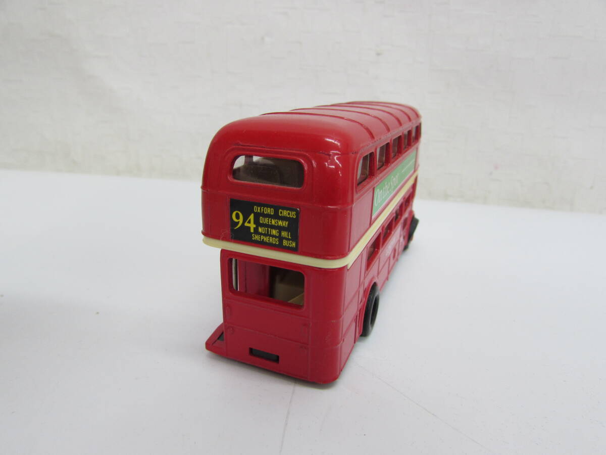 WELLY ウェリー NO.99930 LONDON BUS ロンドンバス 二階建てバス 赤 レッド ミニカー プルバックカー 動作品_画像4