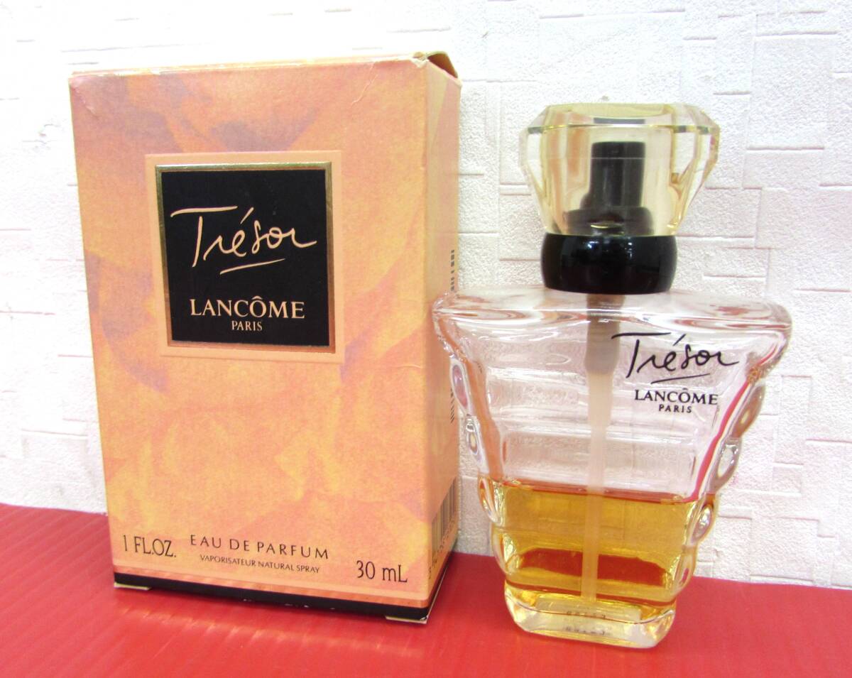 LANCOME ランコム TRESOR トレゾア EDP オーデパルファム 30ｍL 残量約4割 箱付き 香水の画像1