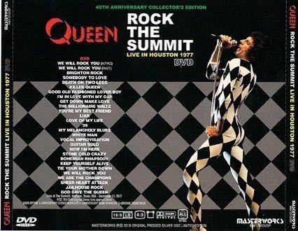 QUEEN / ROCK THE SUMMIT : LIVE IN HOUSTON 1977 - NEW MASTER EDITION - (1DVD)_画像2