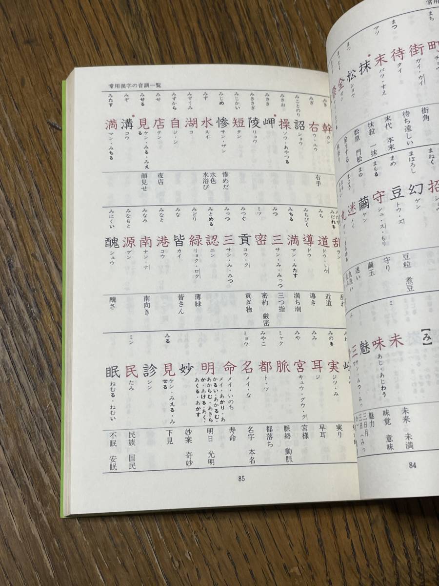 現代表記のすべてを採録　二色刷　新しい常用漢字の書き表し方　角川書店編_画像3