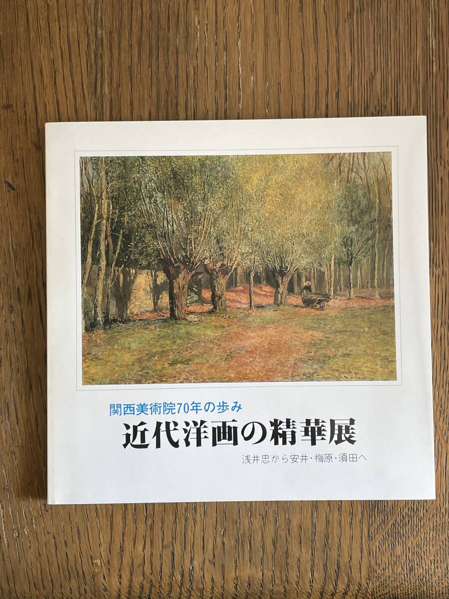 関西美術院70年の歩み　近代洋画の精華展　浅井忠から安井・梅原・須田へ　カタログ_画像1