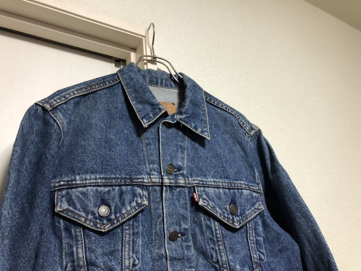 1986年7月生産80sヴィンテージ MADE IN USA アメリカ製Levi'sリーバイス70506-0216デニムジャケットジージャン985M工場size40Rハチマル_画像7