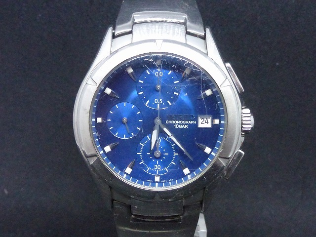 SEIKO Seiko WIRED ALBA chronograph 7T92-0BX0 wristwatch : Real 