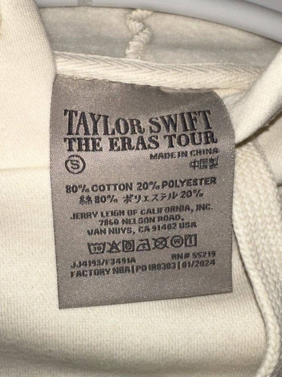 テイラースウィフト Taylor swift THE ERAS TOUR 2023 2024 Japan Sサイズ プルオーバーフーディー　ベージュ 新品 未使用 東京ドーム 1枚_画像5