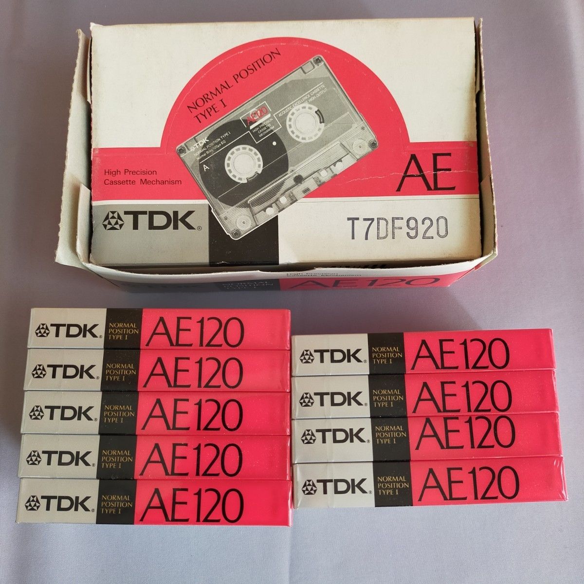 TDK カセットテープ AE 120分 9本 HPメカ採用 AE-120K ノーマル TDK カセットテープ AE 120分 9本 HPメカ採用 AE-120K ノーマル
