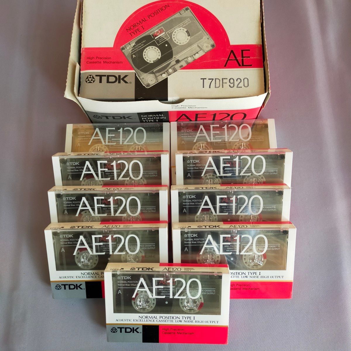 TDK カセットテープ AE 120分 9本 HPメカ採用 AE-120K ノーマル TDK カセットテープ AE 120分 9本 HPメカ採用 AE-120K ノーマル
