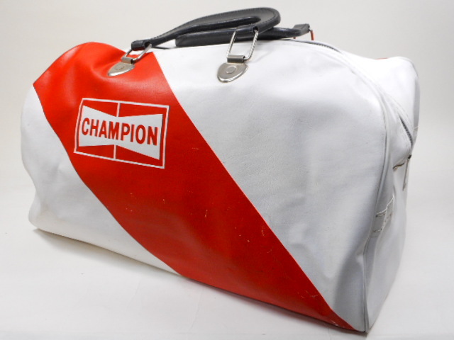 1970's CHAMPION チャンピオン スパーク プラグ ビンテージ バッグ クーポン対象外 当時物 ハーレー ショベル 500TX BELL インディアン ナックル BUCO 【SALE／77%OFF】