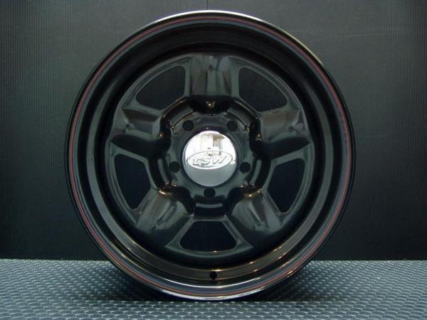 ▼ 特価 TSW スター ブラック 15X7J +20 5穴 114.3 スチール ホイール 4本セット [100系 ハイエース / Y30 / 130 クラウン / ハイラックス]_画像3