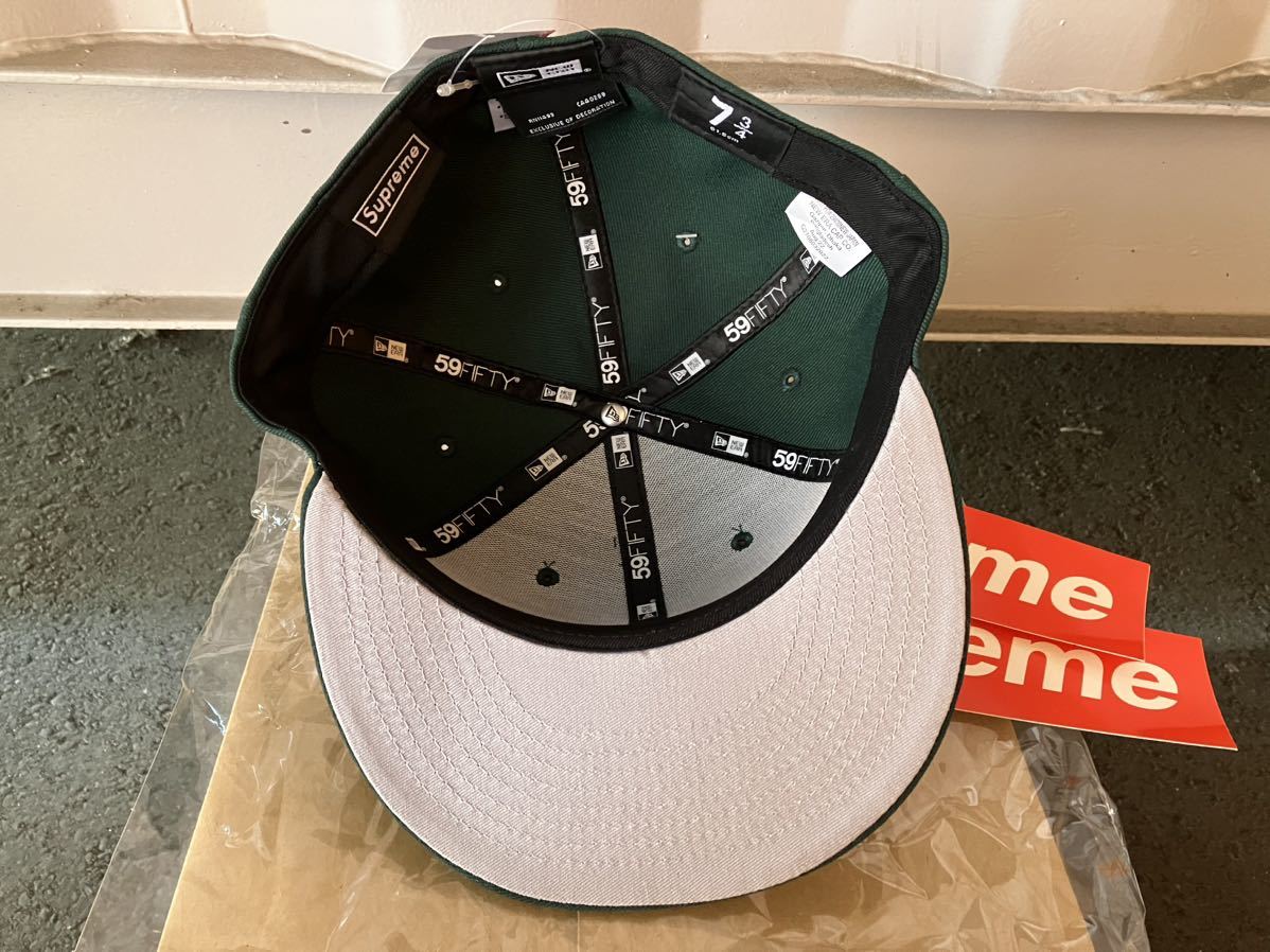 新品 Supreme S Logo New Era 7 3/4 グリーン 緑 BOX LOGO シュプリーム ボックスロゴ ニューエラ Tシャツ パーカー スウェット_画像5