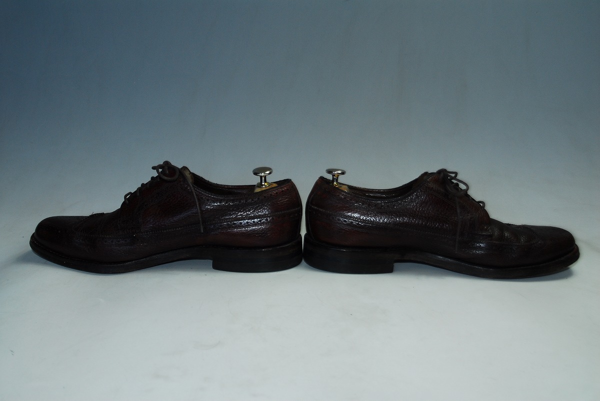 ◆DSC6067◆驚愕の2999円～完全売り切り！フローシャイム◆Florsheim/赤茶/28.5㎝/ロー/ウイングチップ/高級上質レザー！熟練の職人技巧_画像3