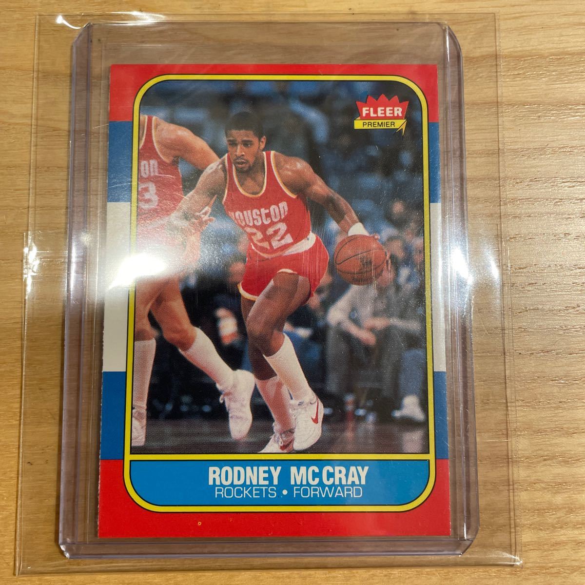 1986-87 fleer rodney mccray NBAカード_画像2