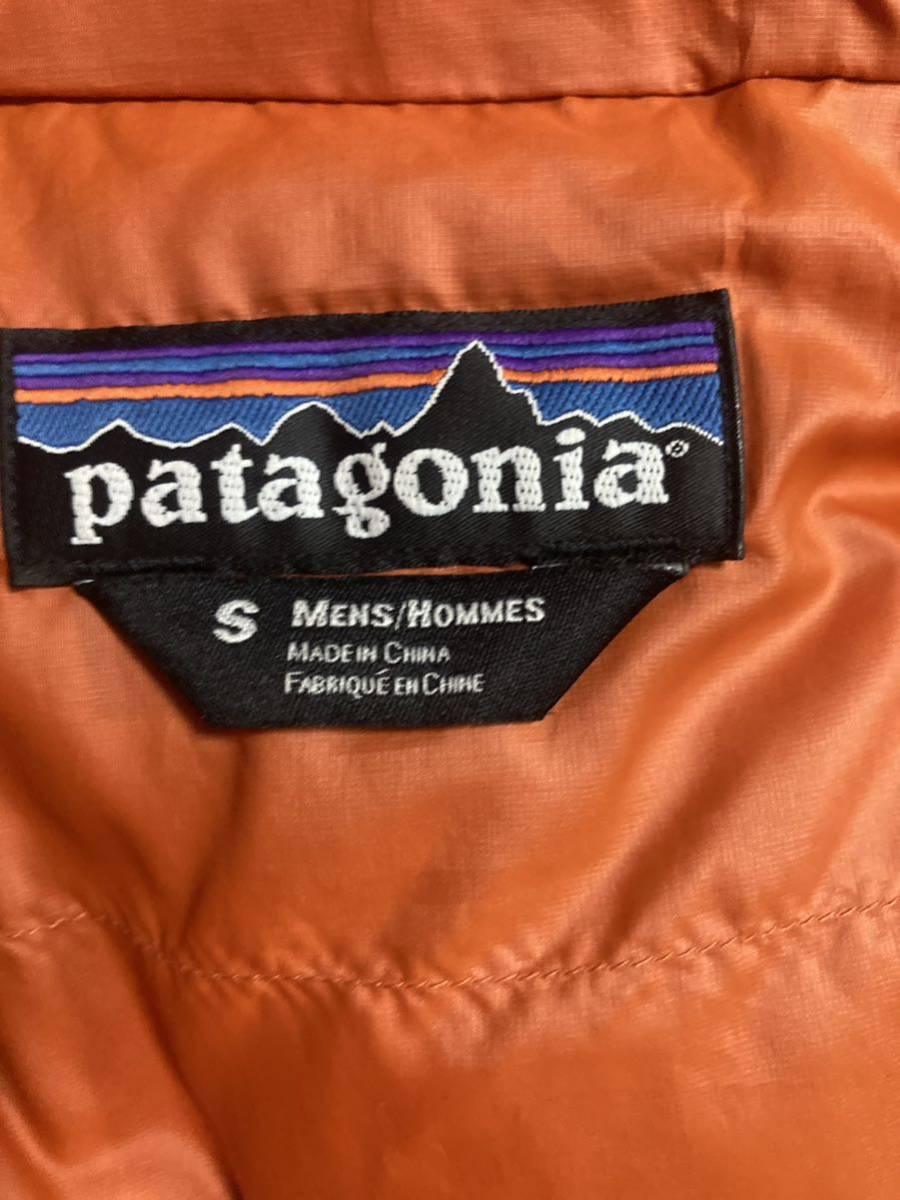 patagonia パタゴニア p6 フィッツロイダウンジャケット　ダウンジャケット ダウンフーディー　オレンジ　２００９年製　Ｓサイズ_画像9