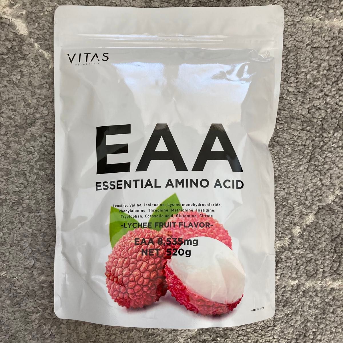 【新品未開封】 VITAS EAA バイタス ライチ風味 520g 必須アミノ酸 