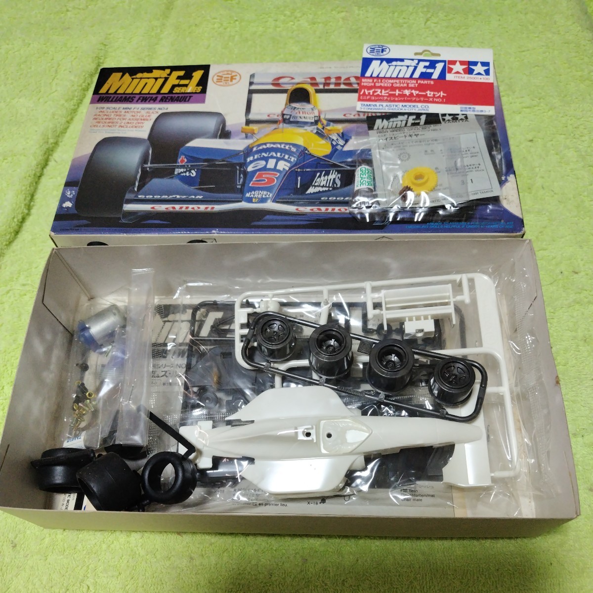 not yet constructed Tamiya Mini F1 Williams Renault FW18 F14& high speed gear set 