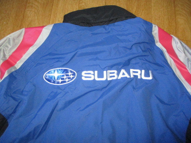  Subaru STI555 world Rally * Work пар официальный защищающий от холода место хранения с капюшоном . жакет размер M прекрасный б/у 